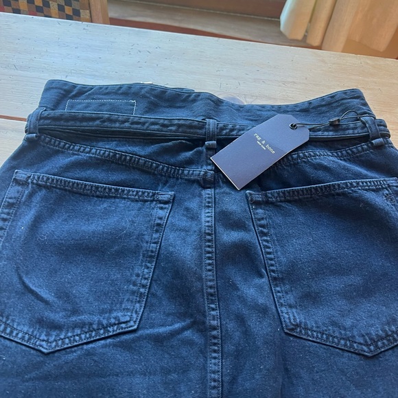 New with tags Rag and Bone Black Bird Paper Bag Levi skirt Sz 29 - Picture 6 of 11